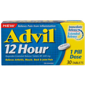 Advil 12 Hour 600mg Extended Release Tablets