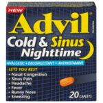 Advil Cold & Sinus Nighttime Caplets
