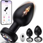 Anal Plug Sex Toy for Men Butt Plug - Male Sex Toys Vibrator Anal Toys for Beginners, Vibrating App Control Prostate Massager With 10 Vibration Modes, Buttplug Vibrators Adult...