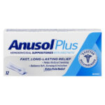 Anusol Plus Hemorrhoidal Suppositories with Anesthetic