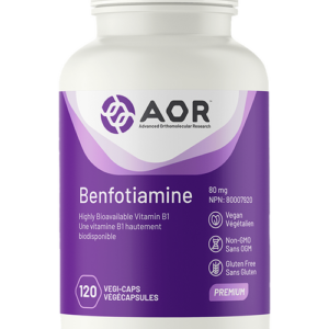 AOR BENFOTIAMINE 80mg 120caps