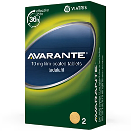Avarante 10mg Tadalafil Tablets - 2 Pack