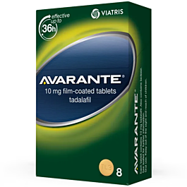 Avarante 10mg Tadalafil Tablets - 8 Pack