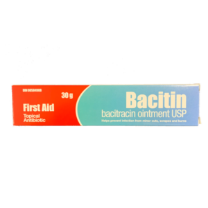 Bacitin Bacitracin Ointment USP 30g