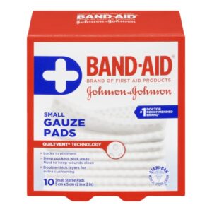 Band-Aid Small Gauze Pads 10