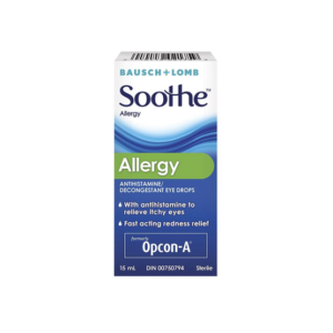Bausch & Lomb Soothe Allergy Eye Drops 15mL