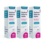 Beclometasone Hay Fever Relief Nasal Spray - 180 Dose - 3 Pack