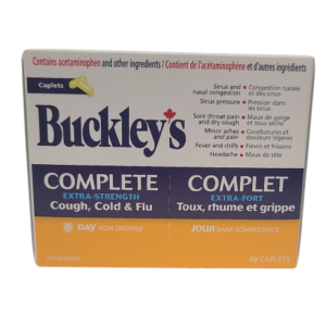 Buckley's Complete Extra-Strength Cough, Cold & Flu Day 40 Caplets