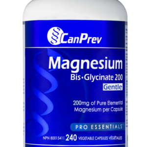 CANPREV MAGNESIUM BIS-GLYCINATE 200 GENTLE 200mg 240 vcap