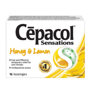 Cepacol Sensations Honey & Lemon Flavour 16 Lozenges