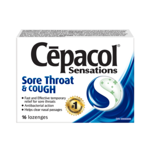 Cepacol Sensations Sore Throat & Cough 16 Lozenges