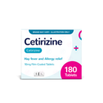 Cetirizine (10mg) - Hay Fever & Allergy Relief - 180 Tablets (Brand May Vary)