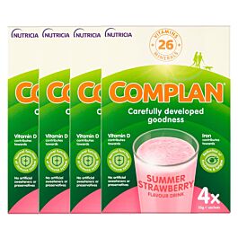 Complan Shake Strawberry Flavour Sachets - 16 x 57g