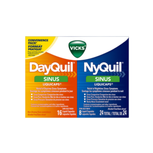 DayQuil & NyQuil Sinus LiquiCaps 24 Liquid Capsules (16 Daytime, 8 Nighttime)