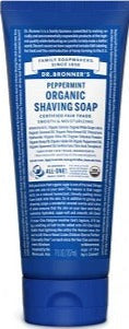 DR. BRONNERS ORGANIC SHAVING SOAP PEPPERMINT 207ml