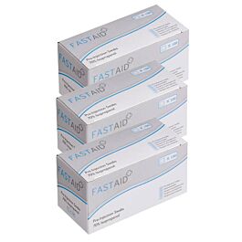 Fast Aid Pre-Injection Isopropyl Alcohol Swabs - Pack of 300