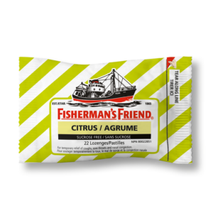 Fisherman's Friend Citrus Sucrose Free 22 Lozenges