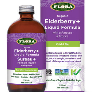 FLORA ELDERBERRY+ ORGANIC LIQUID FORMULA 500ml