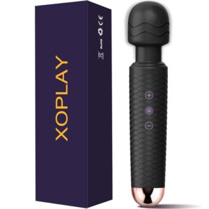 G Spot Vibrator Sex Toys for Women, XOPLAY Rechargeable Vibrating Dildo Wand Vibrator Sex Toy for Her Pleasure, 25 Powerful Vibration Modes Waterproof Clitoral G Spot Clitoris...