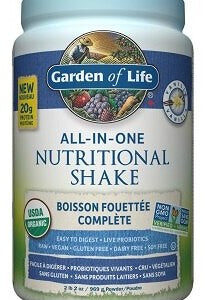 GARDEN OF LIFE ALL IN ONE NUTRITIONAL SHAKE VANILLA 969g