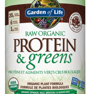 GARDEN OF LIFE RAW PROTEIN & GREEN CHOCOLATE 550g