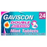 Gaviscon Double Action Chewable Tablets Mint - 24 Tablets