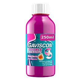 Gaviscon Double Action Liquid Mixed Berries - 250ml