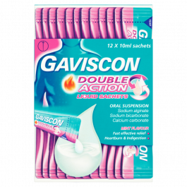 Gaviscon Double Action Liquid Peppermint - 12 Sachets