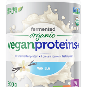 GENUINE HEALTH FERMENTED ORGANIC VEGAN PROTEIN+ VANILLA 600g