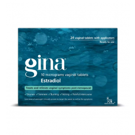 Gina 10 Micrograms Vaginal Tablets - 24 Pack