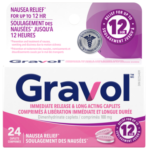 Gravol Immediate Release & Long Acting Caplets 24 Caplets