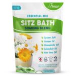 Hemorrhoid Treatment Sitz Bath Salt Postpartum Care Natural Soaking Blend - Epsom Salt with Pure Essentials Oils for Fissure, Bartholin Cyst Treatment - Essential Mix for Self...