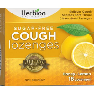 HERBION COUGH LOZENGE LEMON 18loz
