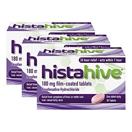 HistaHive 180mg - 30 Tablets x 3