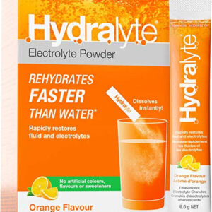 HYDRALYTE ELECTROLYTE POWDER - ORANGE 12 x 5g
