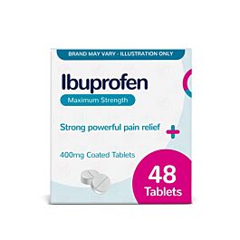 Ibuprofen 400mg - 48 Tablets