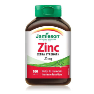 Jamieson Zinc 25mg 100 Tablets