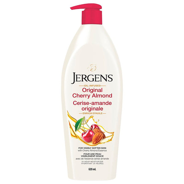 Jergens Oil Infused Original Cherry Almond Body Lotion 620ml
