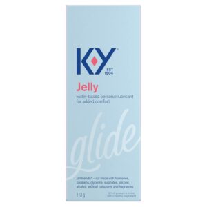 K-Y Jelly, Vaginal Lube Moisturizer and Personal Lubricant, Recommended by Gynecologists, 113 g