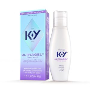 K-Y Sensual Silk, Vaginal Lube Moisturizer and Personal Lubricant, Seductively Silky Smooth, 40 ml
