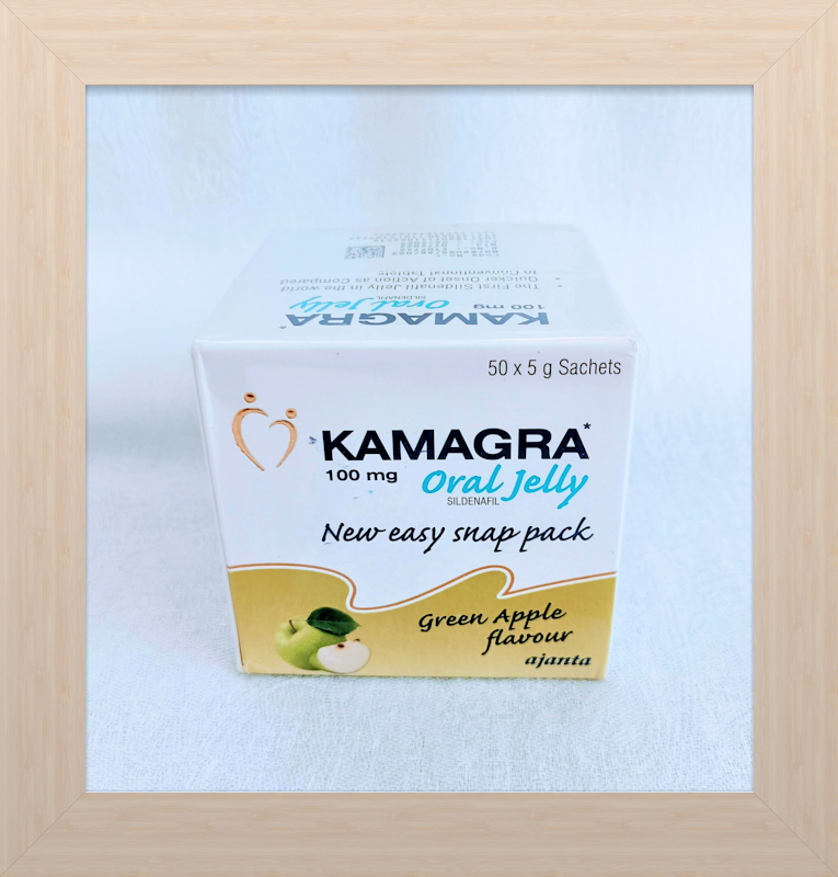 Kamagra Oral Jelly Green Apple 50 gel box
