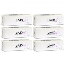 LMX4 Lidocaine 4% Cream - 5g - 6 Pack
