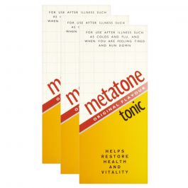 Metatone Tonic Original Flavour - 300ml - 3 Pack