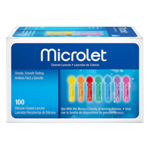 Microlet Coloured Lancets 100