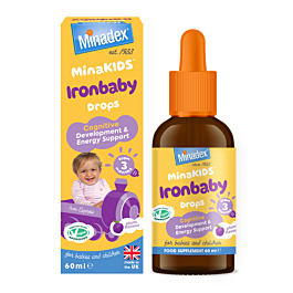 Minadex MinaKIDS Ironbaby Drops - 60ml