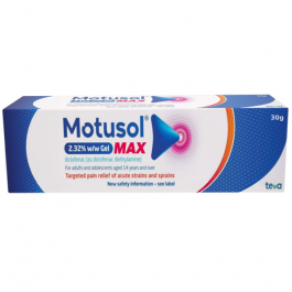 Motusol 2.32% Diclofenac Gel Max - 30g