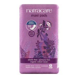 NATRACARE ORGANIC COTTON PADS NIGHT 10pcs