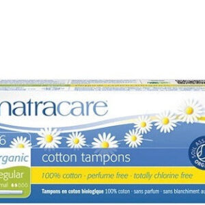 NATRACARE ORGANIC TAMPONS REGULAR WITH APPLICATOR 16pcs