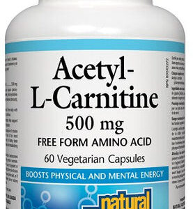 NATURAL FACTORS ACETYL L-CARNITINE 500mg 60vcaps