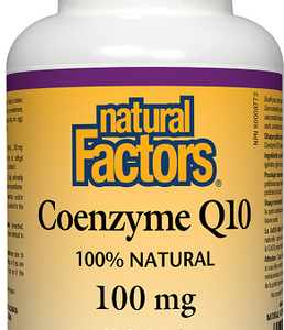 NATURAL FACTORS COENZYME Q10 100mg 60sg